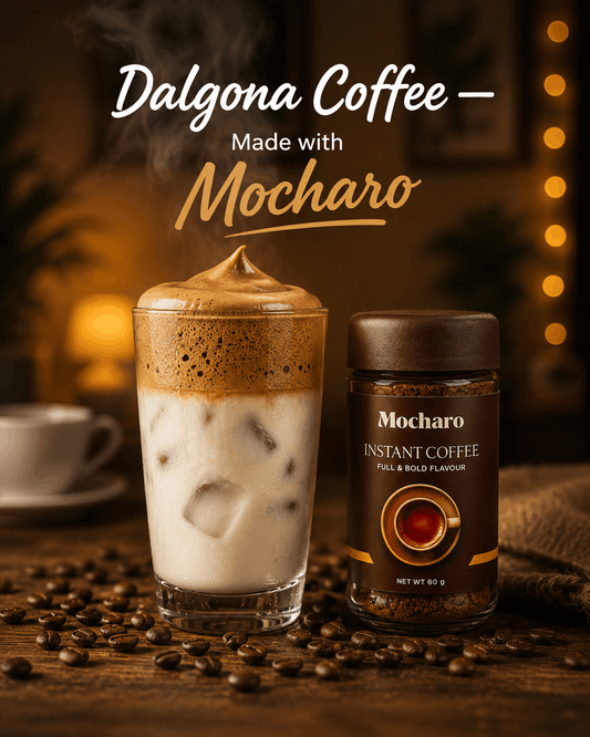 How to make dalgona coffee at home in Pakistan using Mocharo instant coffee