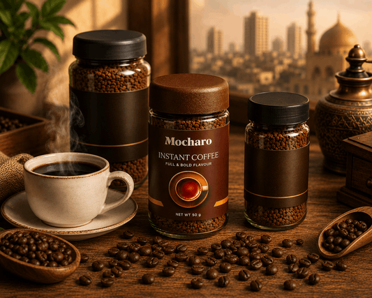 Best Nescafé alternative instant coffee Pakistan 2026 — Mocharo premium Brazilian coffee comparison