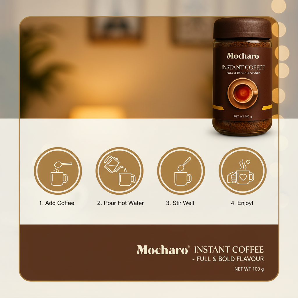 Mocharo Instant Coffee – Full & Bold Flavour