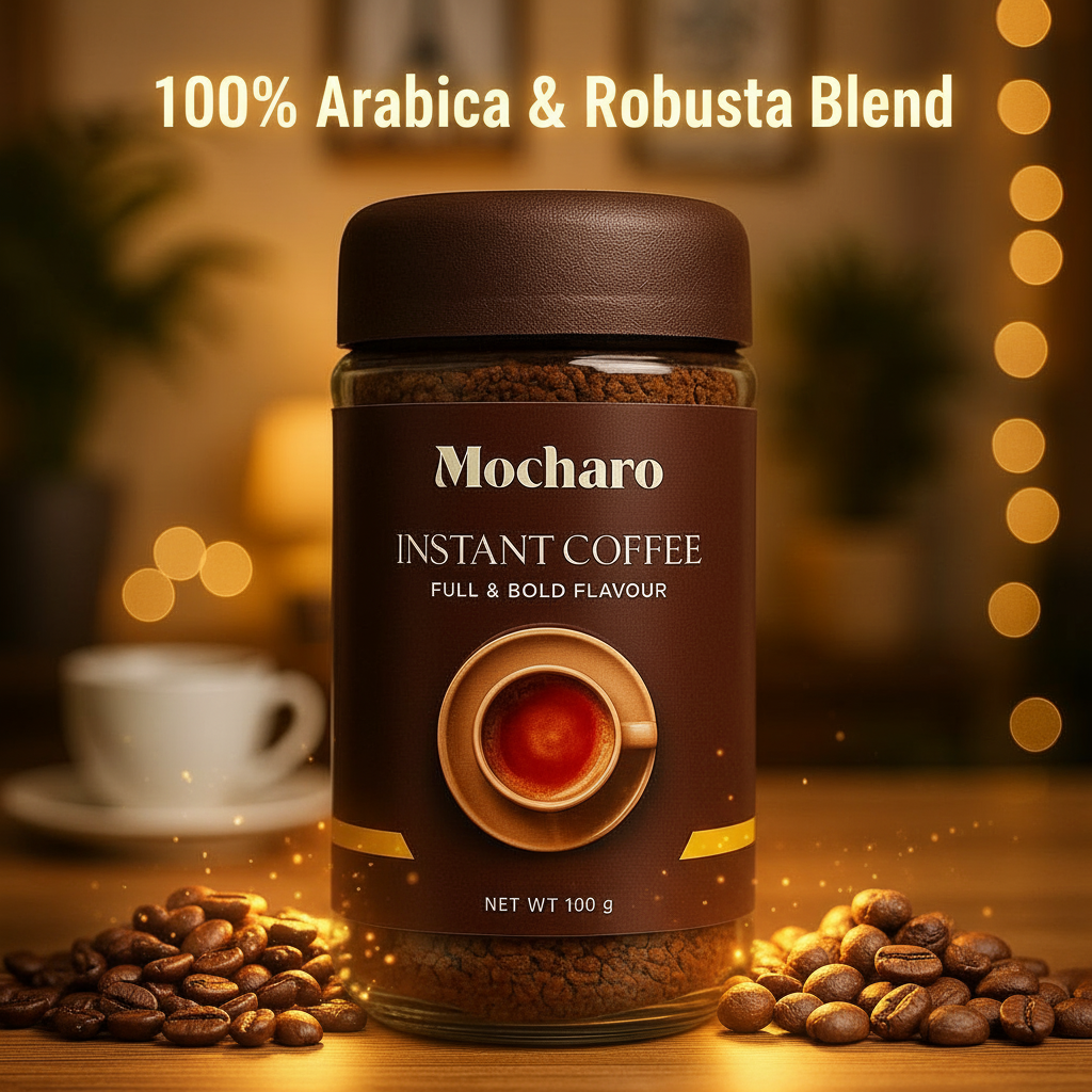 Mocharo Instant Coffee – Full & Bold Flavour